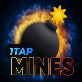 1Tap Mines logo by Turbo Games at Westace Casino