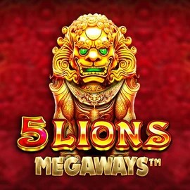 Slots logo of 5 Lions Megaways from Pragmatic Play at Westace Casino