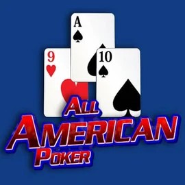 All American Poker online game logo by RTG (Reel Time Gaming) on westsace.com