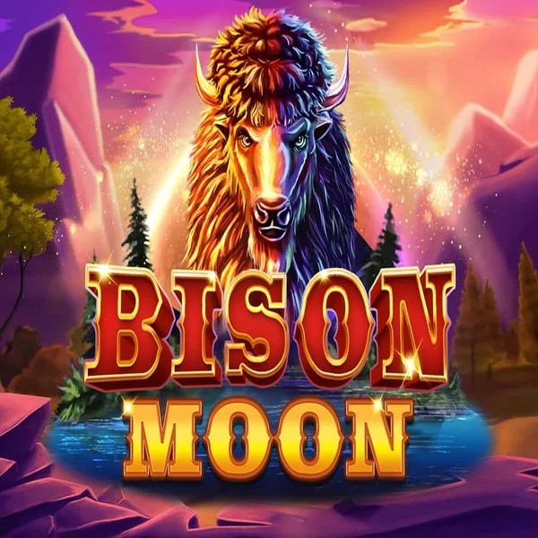 Bison Moon slot logo by Northern Lights Gaming at Westace Casino