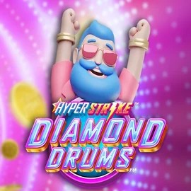 Hyper Strike Diamond Drums logo – Slots by Gameburger Studios at Westace Casino