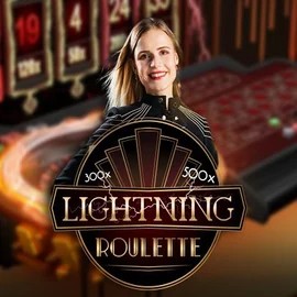Lightning Roulette by Evolution, showcased at westsace.com – game logo