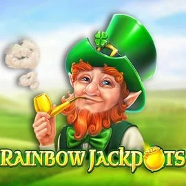 Rainbow Jackpots by Red Tiger Gaming, showcased at westsace.com – game logo