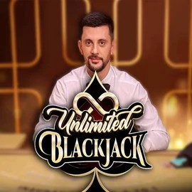 Unlimited Blackjack slot logo by Ezugi at Westace Casino