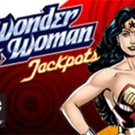 Wonder Woman Jackpots online game logo by Amaya on westsace.com